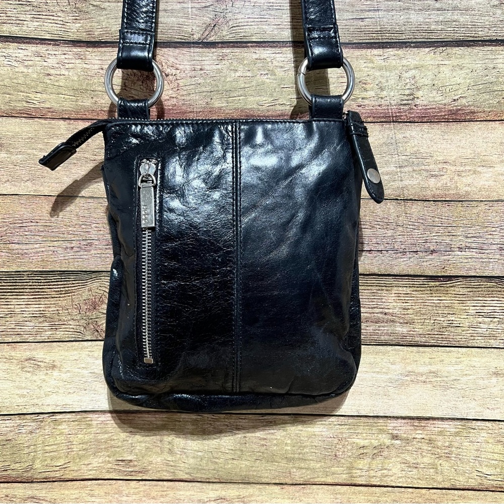 Hobo Black Leather Crossbody